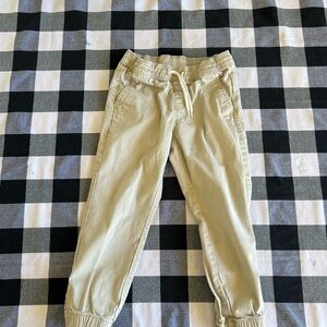 Kids Beige Jogger Pants